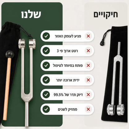 ™PureTone - כלי ריפוי בתדר 128Hz